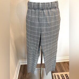 Banana Republic Stretch Plaid Cropped Pants - Size S